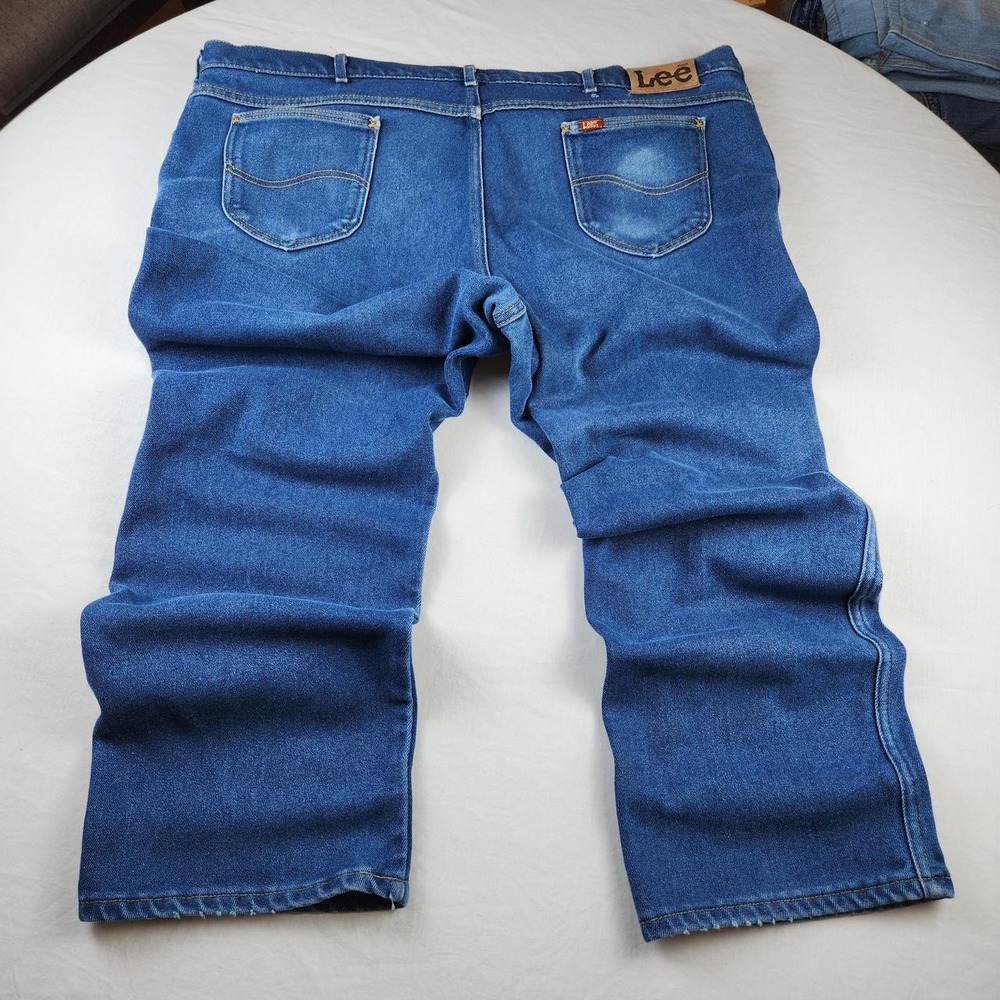 Lee Mens Blue Denim Jeans 50x30 Vintage Y2K Baggy Skater 90s Hip Hop Streetwear